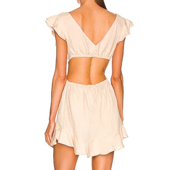 REVOLVE- Marissa Webb Kaia Linen Dress - Picture 3 of 5